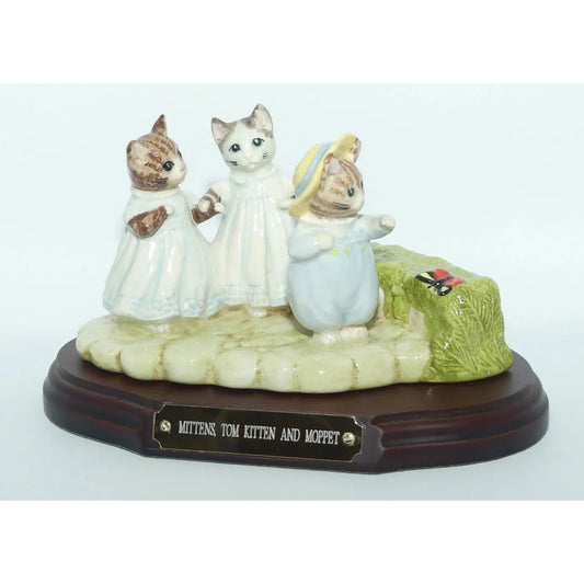 Beatrix Potter Mittens, Tom Kitten and Moppet (BESWICK)