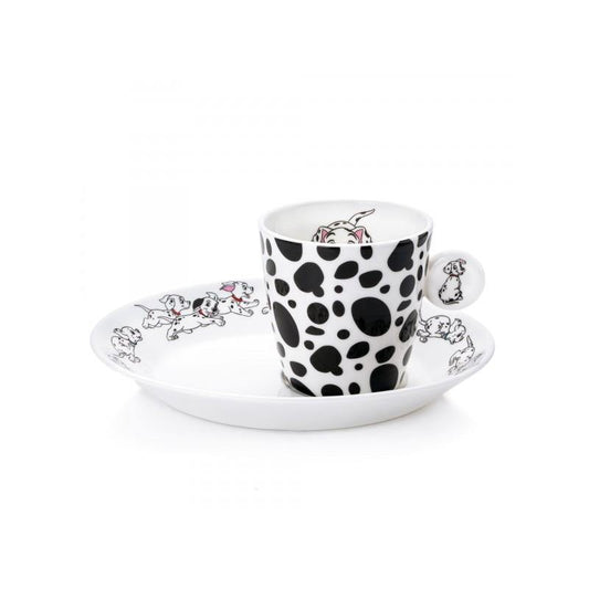 101 Dalmatians Espresso Cup and Saucer (English Ladies Co) - Gallery Gifts Online 