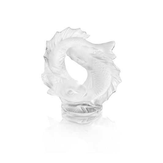 2 Fish Figure Small Size (Lalique) - Gallery Gifts Online 