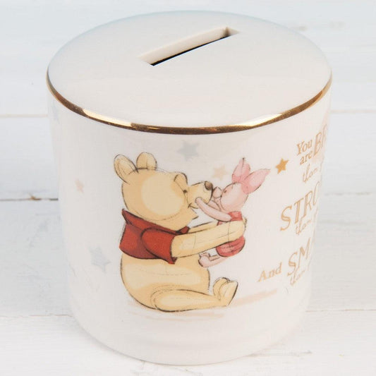 Disney Ceramic Money Bank - Pooh - Gallery Gifts Online 