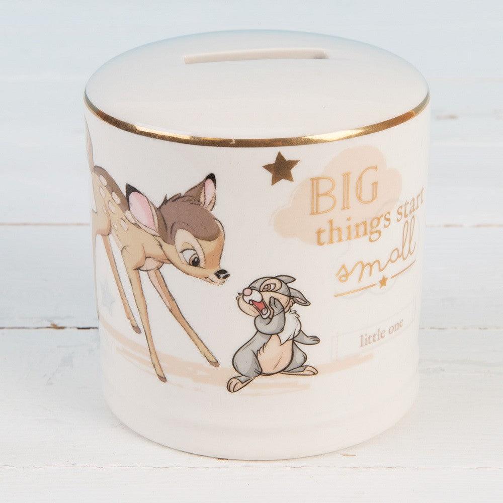 Disney Ceramic Money Bank - Bambi - Gallery Gifts Online 