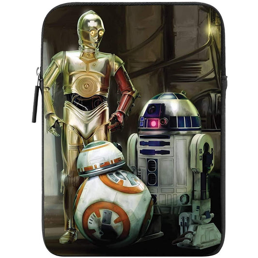 3 Robots iPad Mini Case - C3PO, R2D2 and BB8 (BB DESIGN) - Gallery Gifts Online 