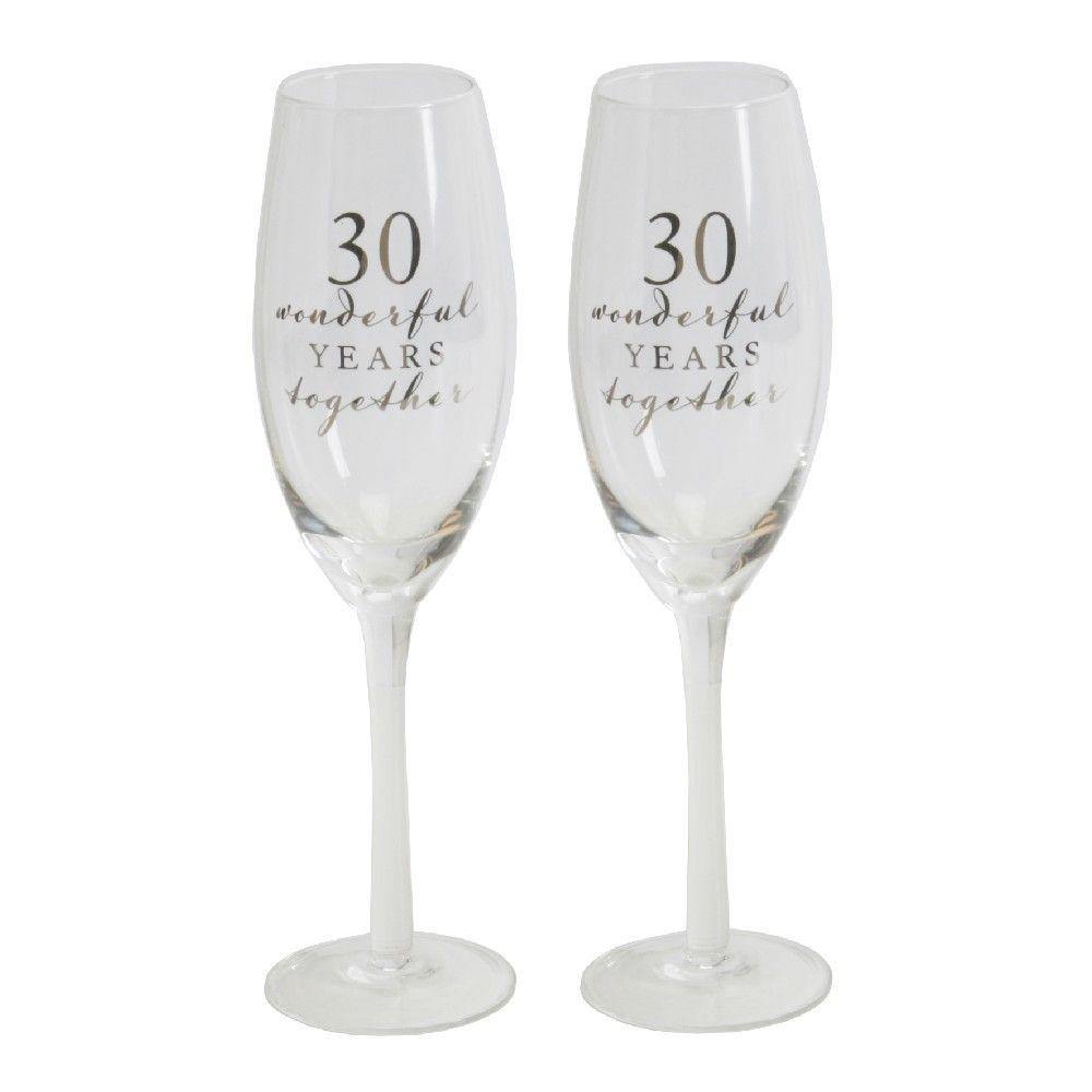 30th Anniversary Flutes (Widdop) - Gallery Gifts Online 