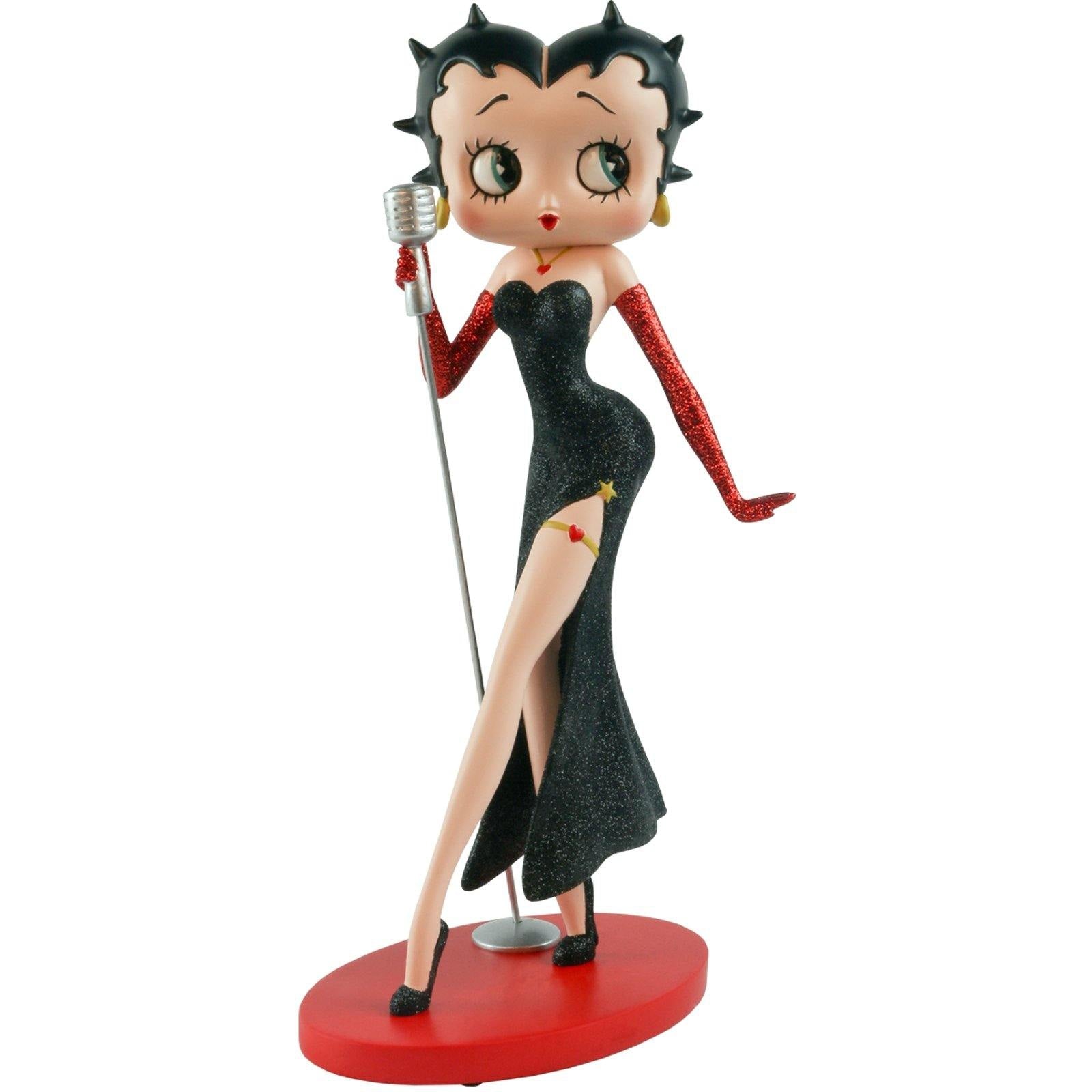 Betty Boop Classic Singer Black Glitter Dress (Betty Boop)
