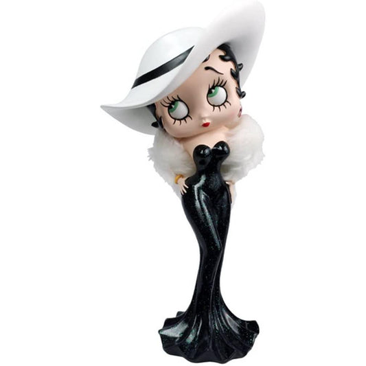 Betty Boop Madame Black Glitter Dress - Gallery Gifts Online 