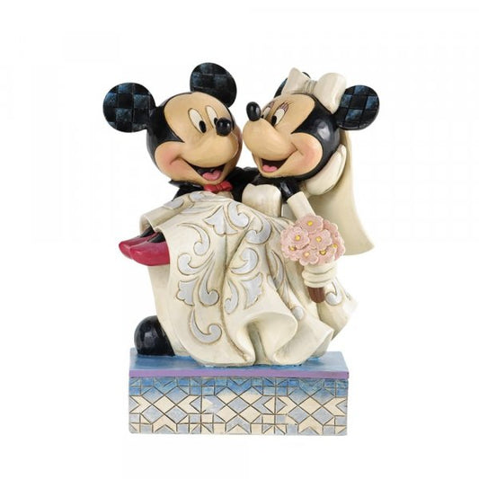 Congratulations - Mickey & Minnie Mouse Figurine (Disney Traditions by Jim Shore)