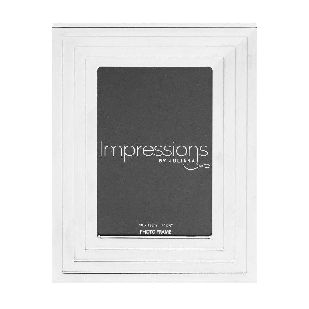 4x6 Silver Plated Photo Frame (Widdop) - Gallery Gifts Online 