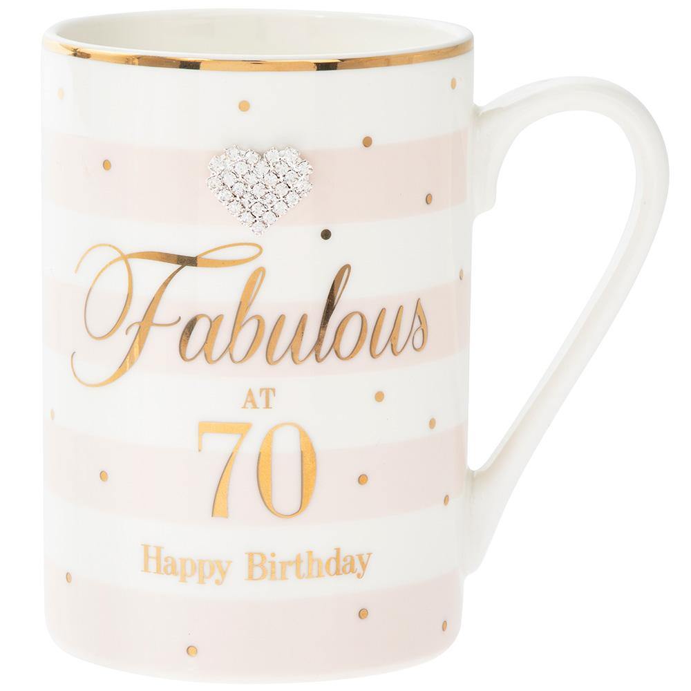 70th Birthday Mug (Leonardo) - Gallery Gifts Online 
