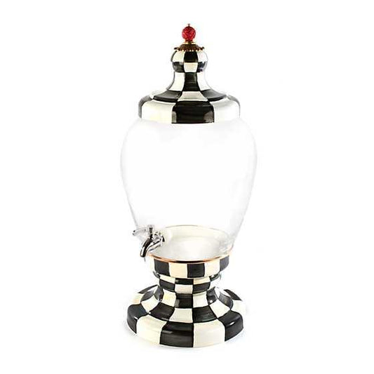 Courtly Check Enamel Beverage Hostess - Gallery Gifts Online 