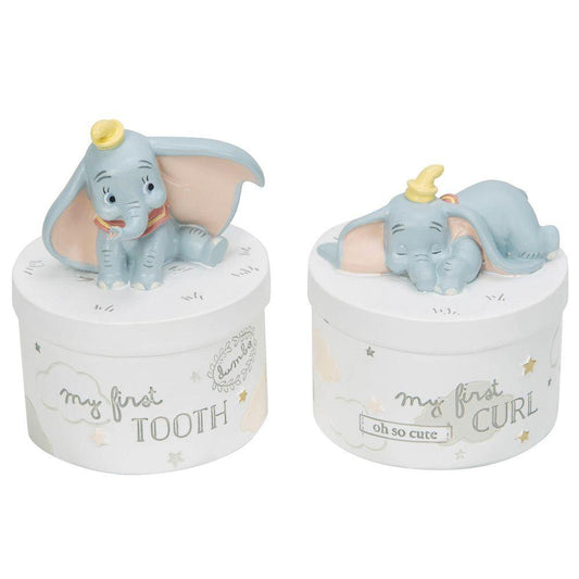 Disney Magical Beginnings Tooth & Curl Boxes - Dumbo - Gallery Gifts Online 