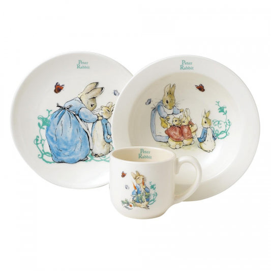Peter Rabbit Three-Piece Nursery Set (Beatrix Potter)