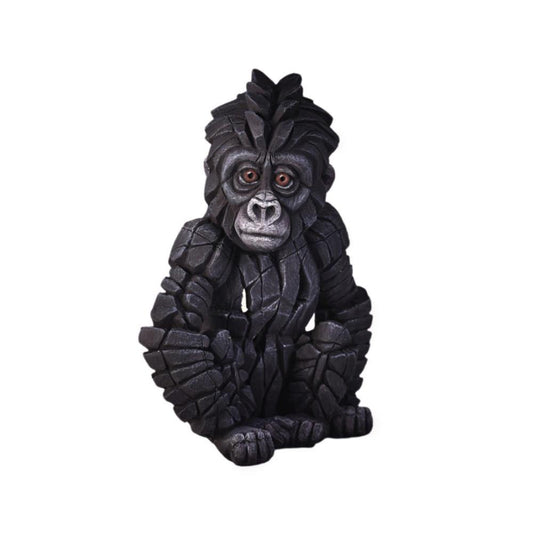 Baby Gorilla Sculpture (Edge Sculpture by Matt Buckley) - Gallery Gifts Online 