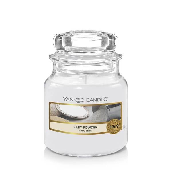 Baby Powder - Small Jar (Yankee Candle) - Gallery Gifts Online 