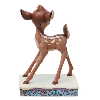 Bambi Christmas Personality Pose Figurine - Gallery Gifts Online 