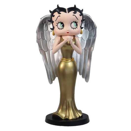 Betty Boop Angel Silver Wings And Gold Dress (Betty Boop) - Gallery Gifts Online 