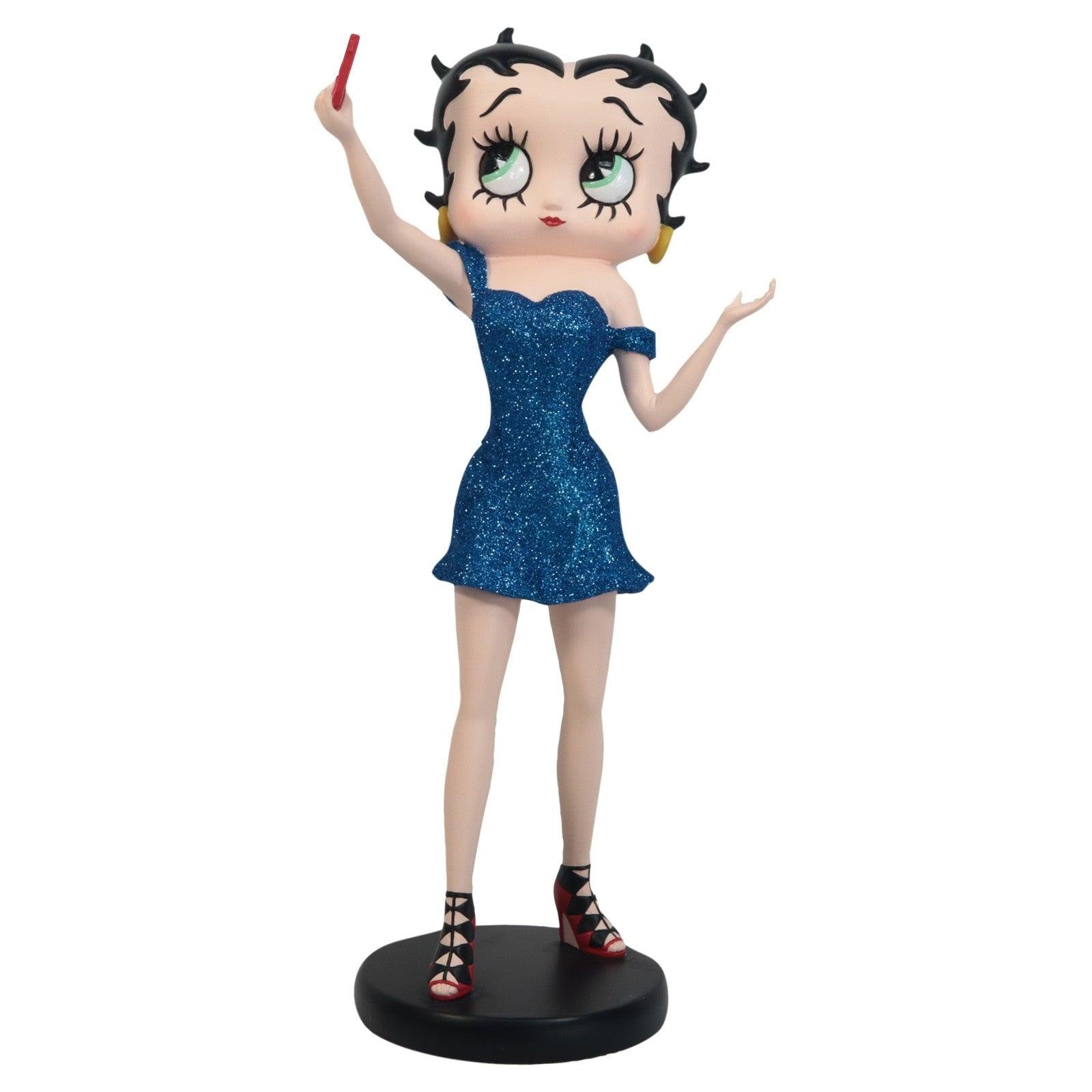Betty Boop Selfie - Blue Glitter (Betty Boop) - Gallery Gifts Online 