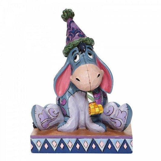 Birthday Blues - Eeyore with Birthday Hat Figurine (Disney Traditions by Jim Shore) - Gallery Gifts Online 