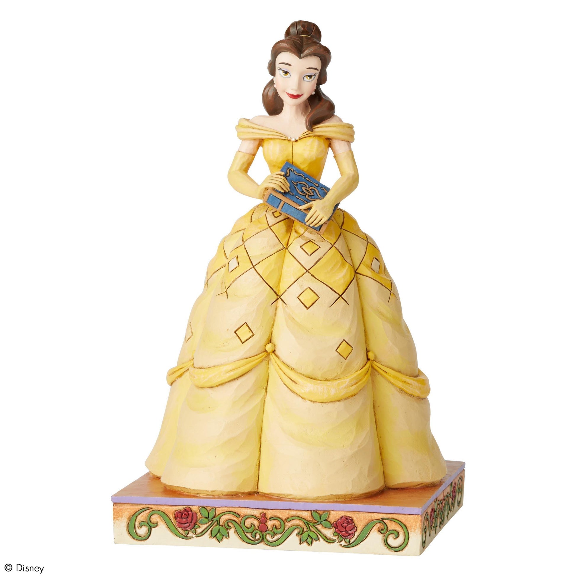 Book-Smart Beauty (Belle Princess Passion Figurine) (Disney Traditions by Jim Shore) - Gallery Gifts Online 