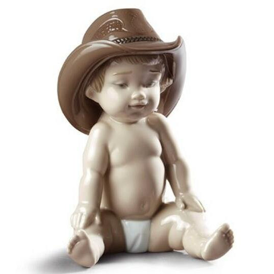 Boy with Cowboy Hat (Lladro) - Gallery Gifts Online 