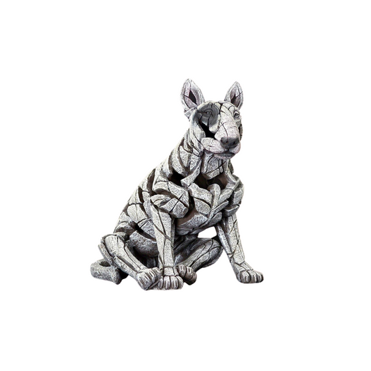 Bull Terrier Sculpture - Bulls Eye (Edge Sculpture by Matt Buckley) - Gallery Gifts Online 