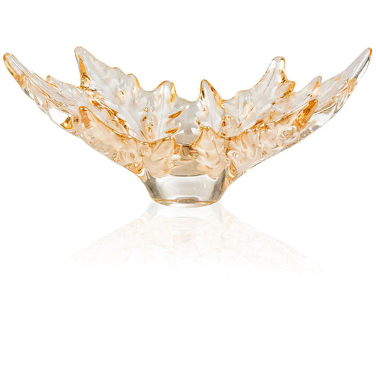 Champs-Elysees Bowl Small Size Gold Luster (Lalique) - Gallery Gifts Online 