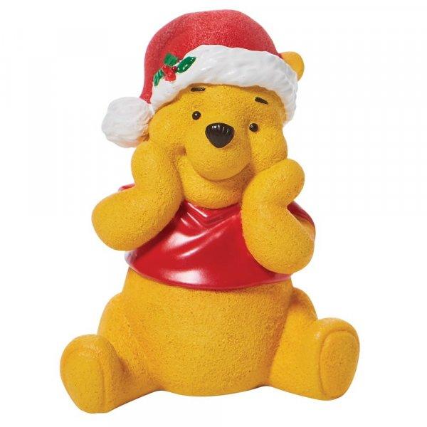 Christmas Winnie The Pooh Figurine (Disney Traditions by Jim Shore) - Gallery Gifts Online 