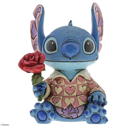 Clueless Casanova (Stitch Figurine) (Disney Traditions by Jim Shore) - Gallery Gifts Online 