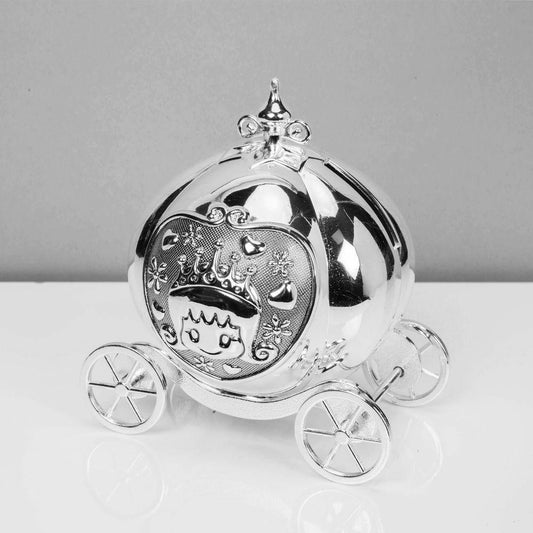 Coach Silver Plated Money Box - Bambino (Widdop) - Gallery Gifts Online 