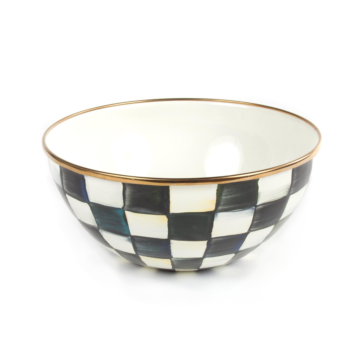 Courtly Check Everyday Bowl (Mackenzie Childs) - Gallery Gifts Online 
