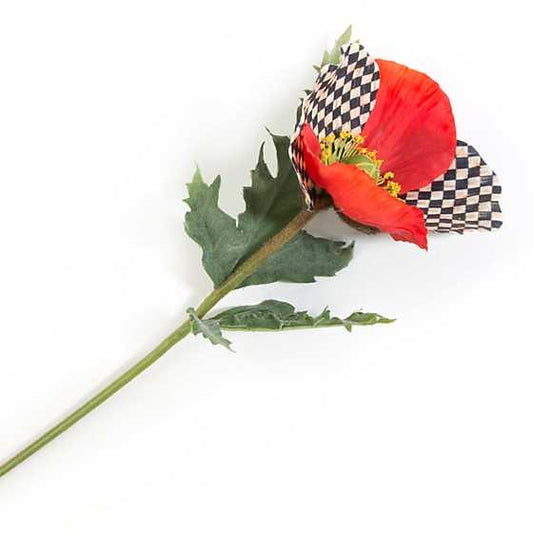 Courtly Check Poppy - Red (Mackenzie Childs) - Gallery Gifts Online 
