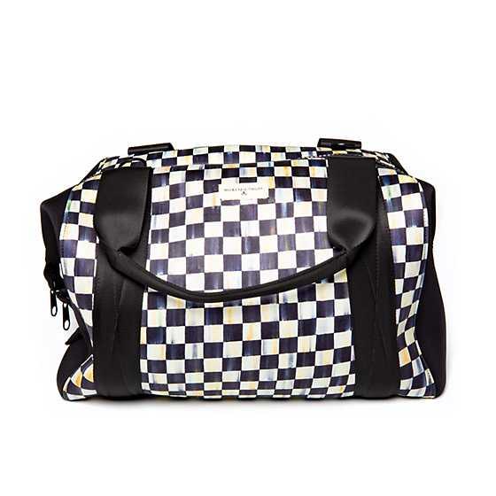 Courtly Check Traveler Duffle (Mackenzie Childs) - Gallery Gifts Online 