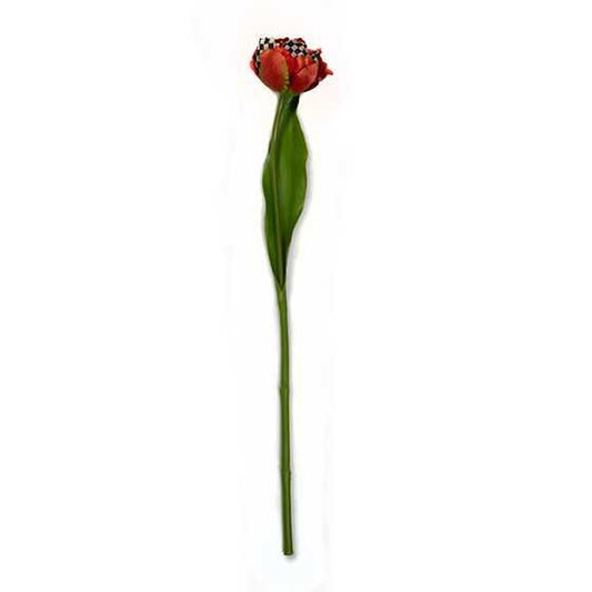 Courtly Check Tulip - Red (Mackenzie Childs) - Gallery Gifts Online 