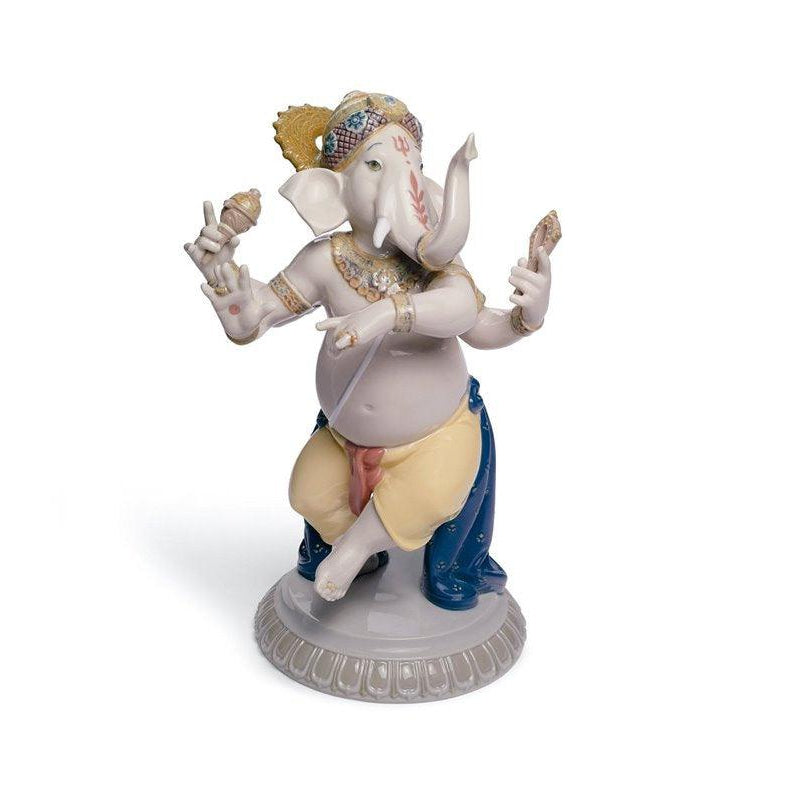 Dancing Ganesha (Lladro) - Gallery Gifts Online 