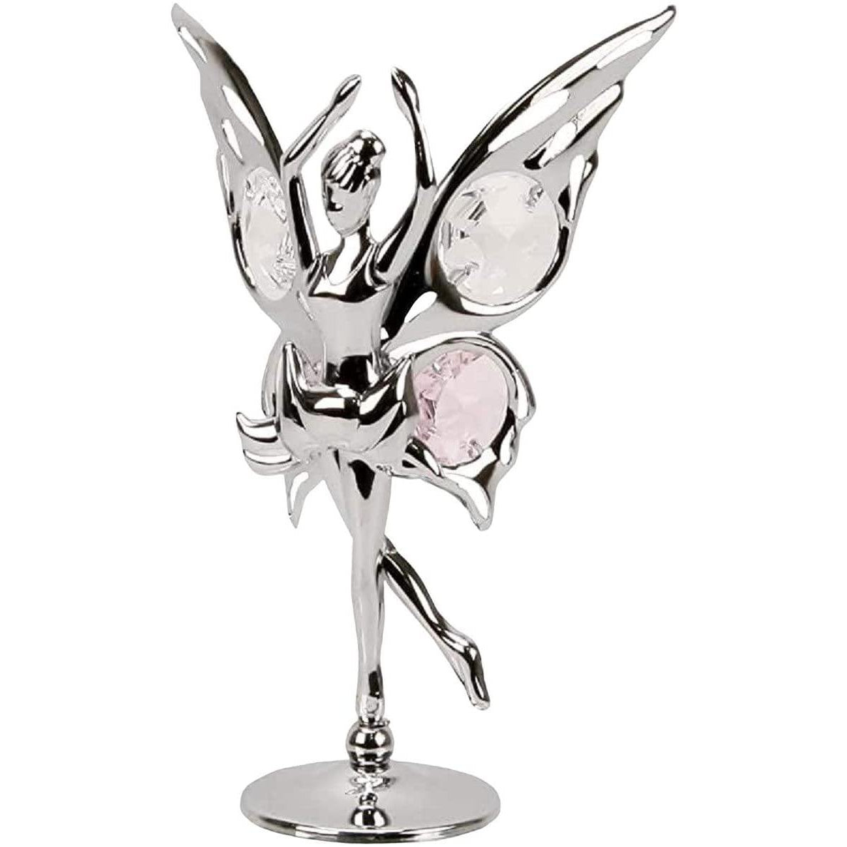 Dancing Pink Fairy (Crystal World) - Gallery Gifts Online 