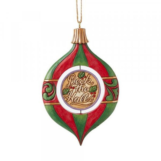 Deck the Halls Hanging Ornament (Christmas Ornaments) - Gallery Gifts Online 