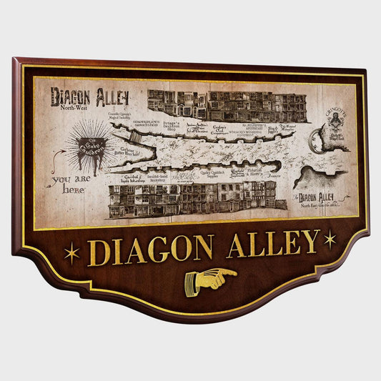 Diagon Alley Wall Plaque (Noble) - Gallery Gifts Online 