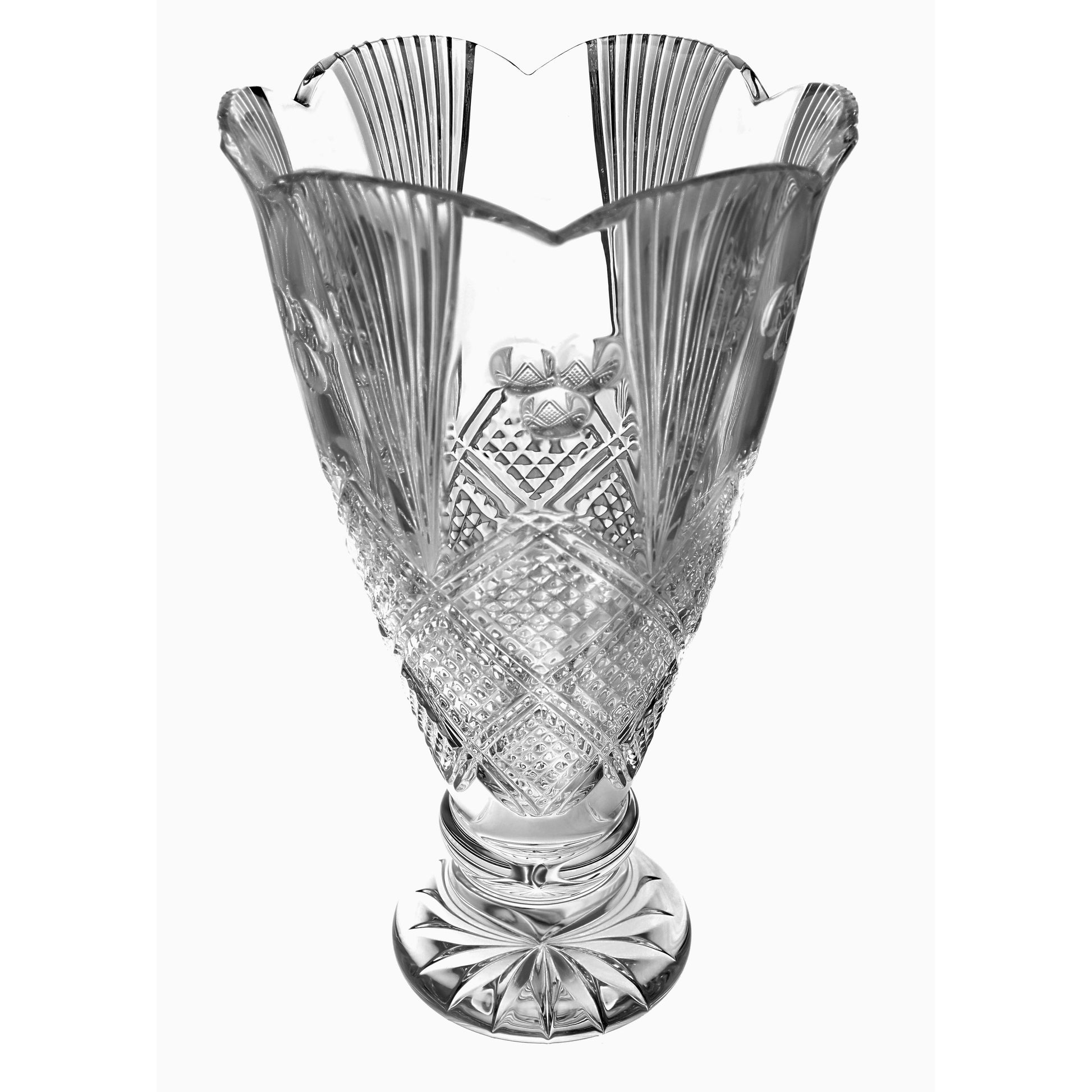 Dochas Footed Vase (Waterford Crystal) - Gallery Gifts Online 