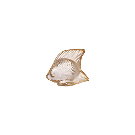 Fish Figure Gold Luster (Lalique) - Gallery Gifts Online 