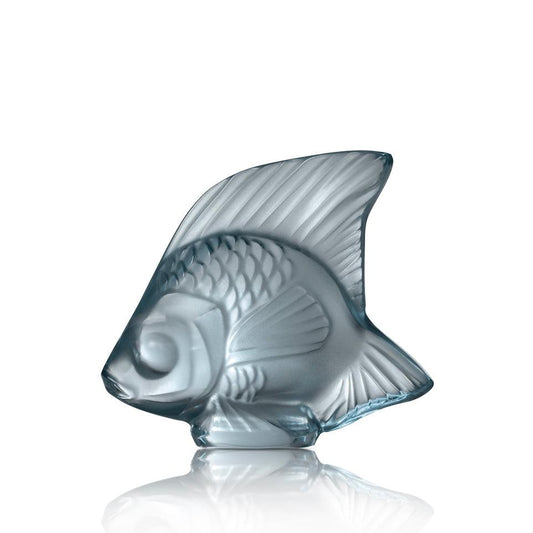 Fish Figure Persepolis Blue (Lalique) - Gallery Gifts Online 