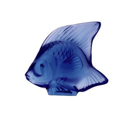 Fish Figure Sapphire (Lalique) - Gallery Gifts Online 