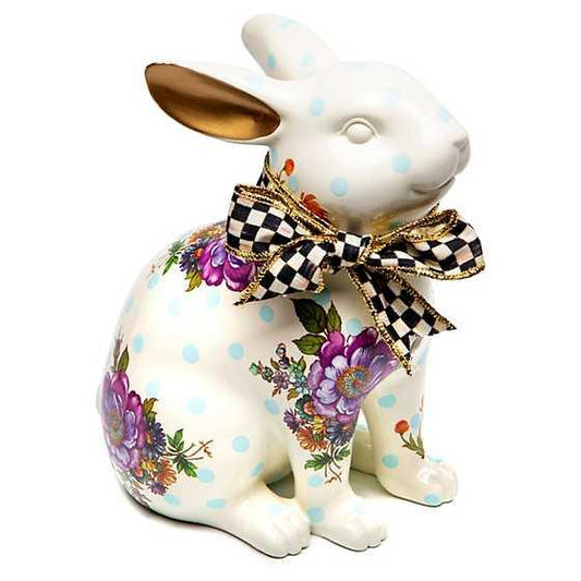 Florabunda Bunny - White (Mackenzie Childs) - Gallery Gifts Online 