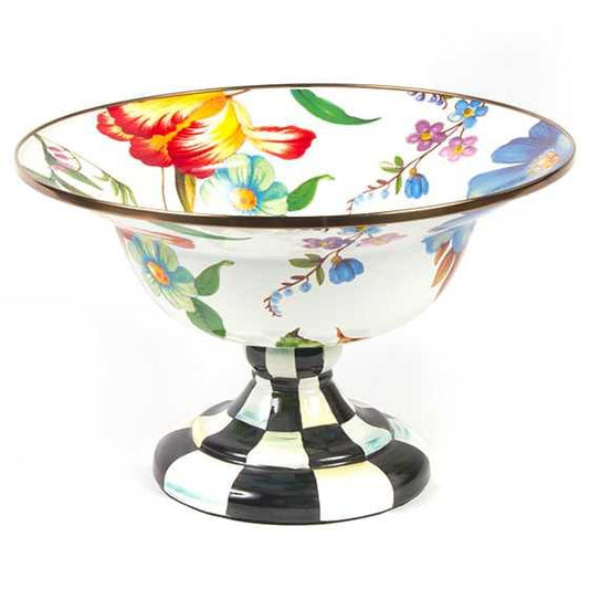 Flower Market Compote - Large (Mackenzie Childs) - Gallery Gifts Online 