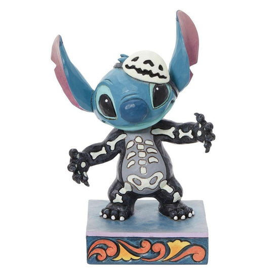 Glow in the Dark Stitch Skeleton (Disney Traditions by Jim Shore) - Gallery Gifts Online 