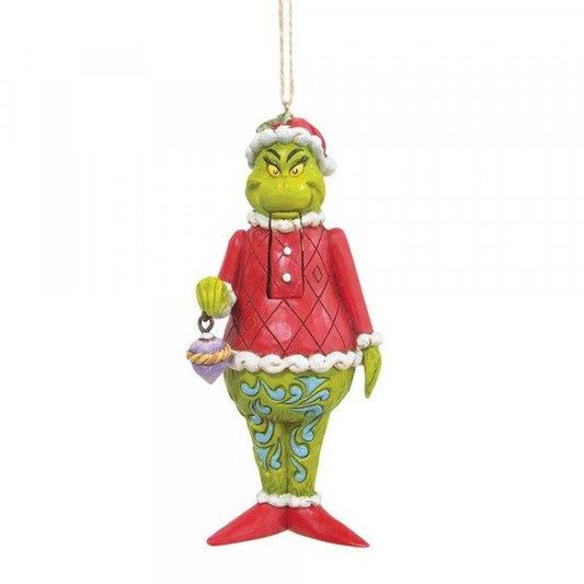 Grinch Nutcracker Hanging Ornament (Jim Shore) - Gallery Gifts Online 