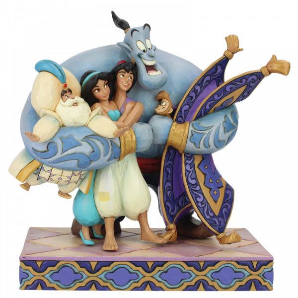 Group Hug! (Aladdin Figurine) (Disney Traditions by Jim Shore) - Gallery Gifts Online 
