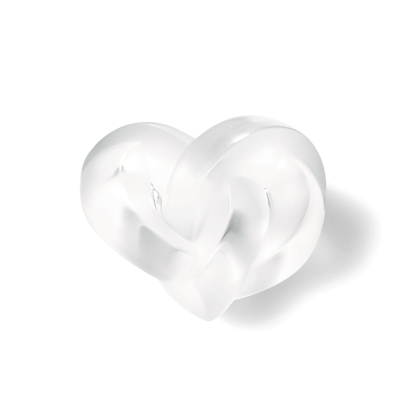 Heart Paperweight Clear (Lalique) - Gallery Gifts Online 