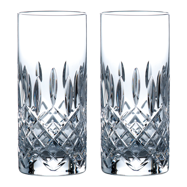 Highclere Hi Ball Glass (Set of 2) (Royal Doulton Crystal) - Gallery Gifts Online 
