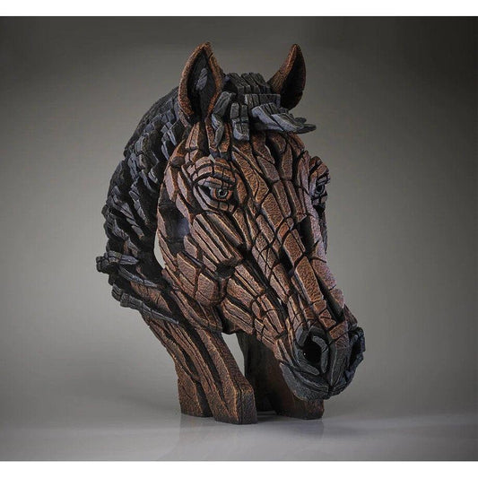 Horse Bust Bay Sculpture (Edge Sculpture by Matt Buckley) - Gallery Gifts Online 