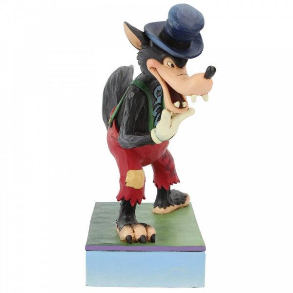 I'll Huff and I'll Puff! (Silly Symphony Big Bad Wolf) (Disney Traditions by Jim Shore) - Gallery Gifts Online 