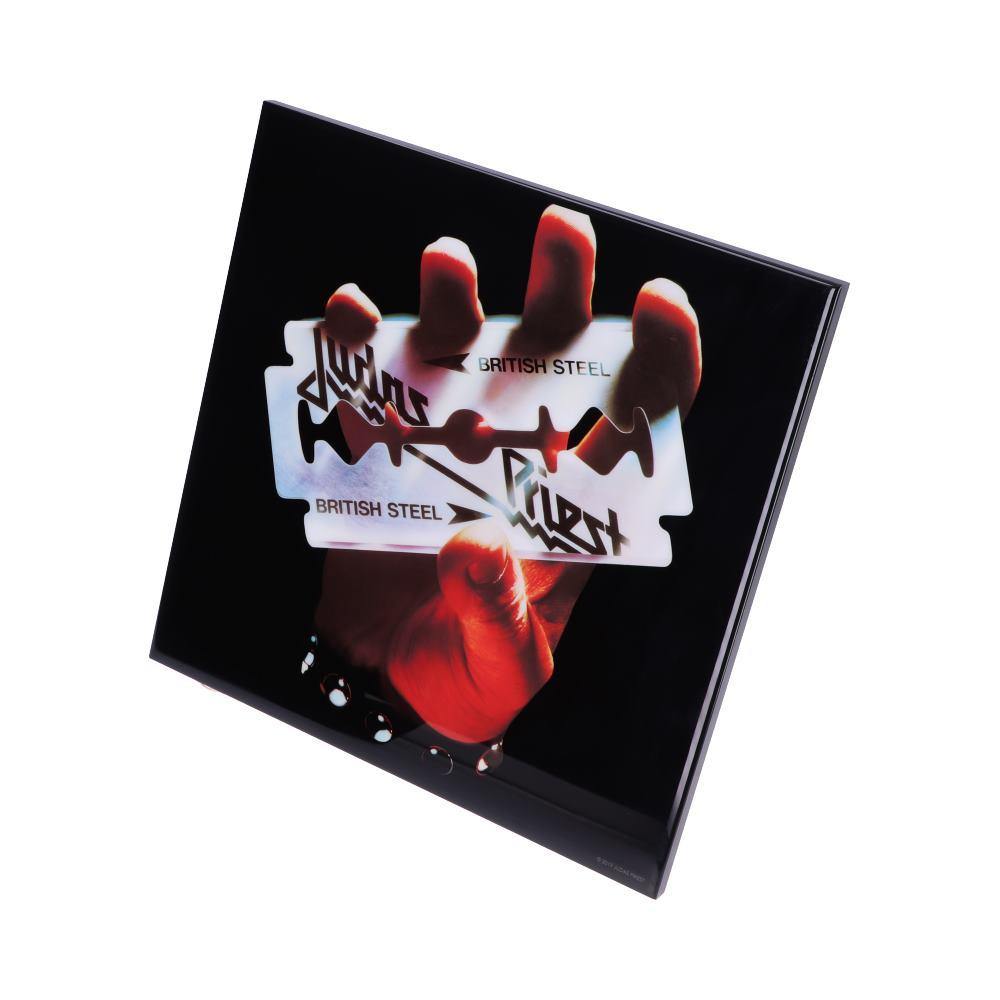 Judas Priest-British Steel Crystal Clear (Nemesis Now) - Gallery Gifts Online 